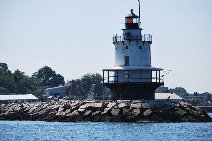 a large ship in a body of water