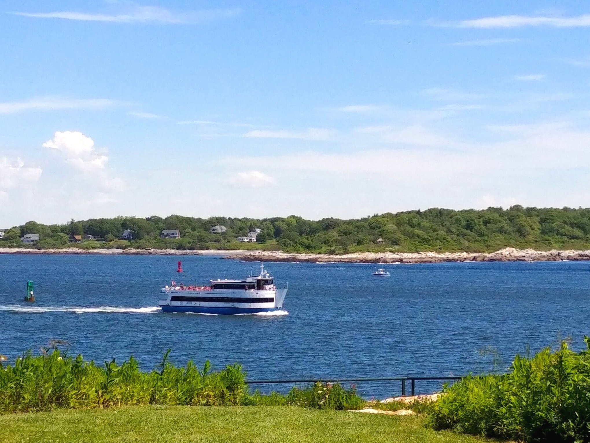 a small boat in a body of water